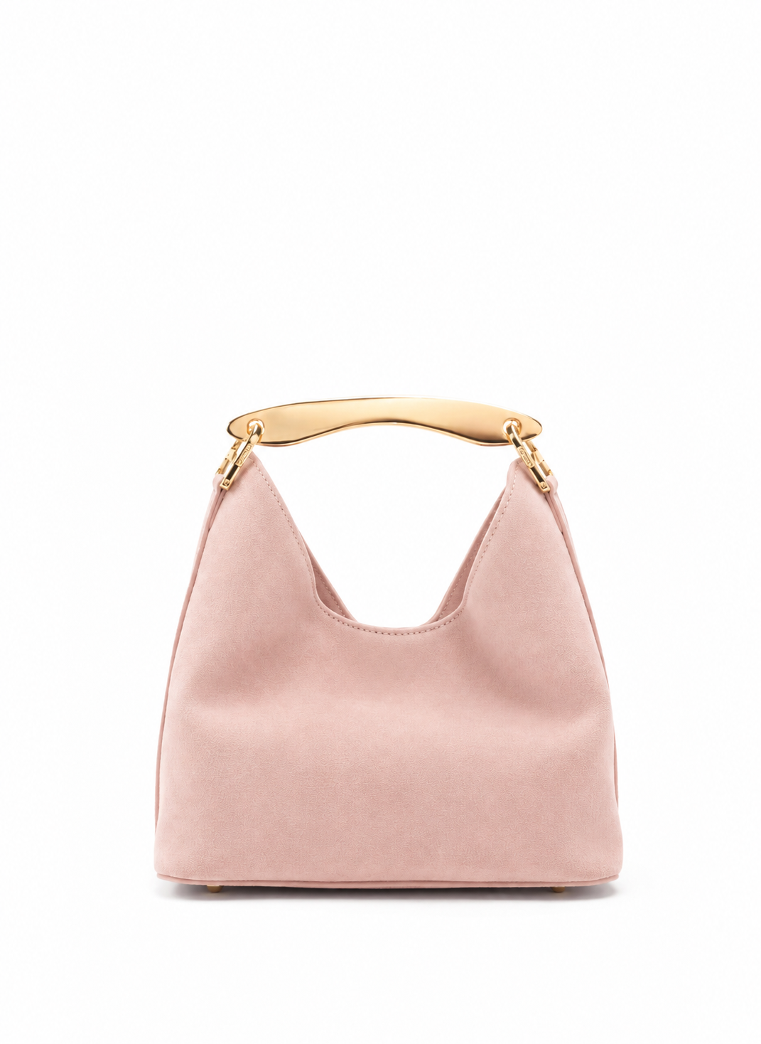 Small Boomerang Suede Pink