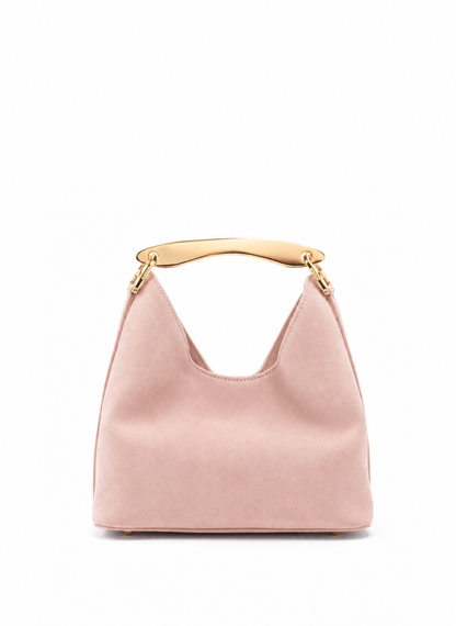 Small Boomerang Suede Pink