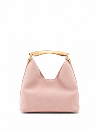Small Boomerang Suede Pink
