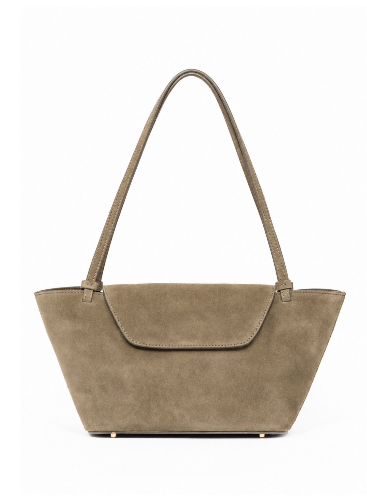 Courrier Tote Suede Truffle