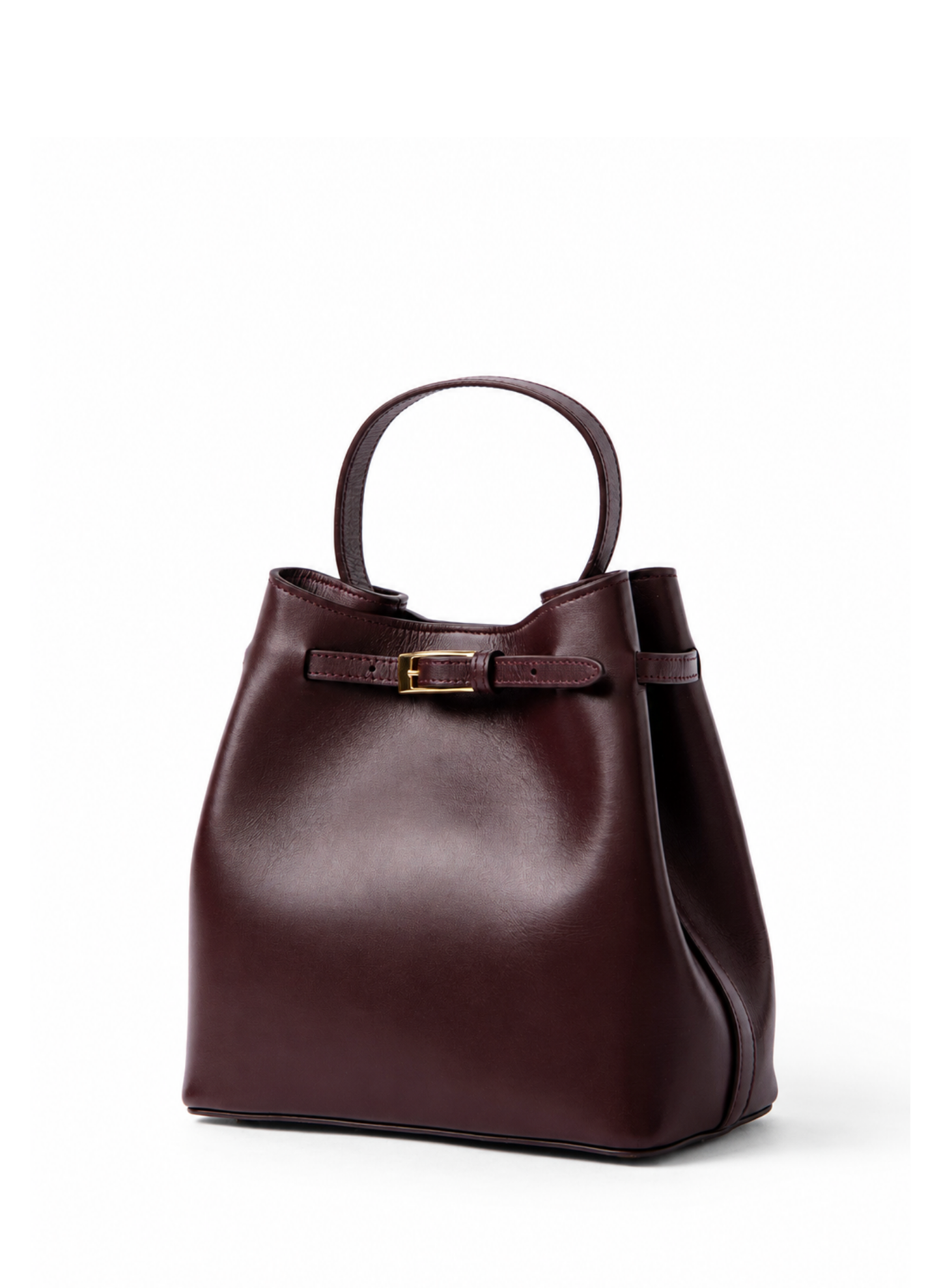 Belt Bag Small Leather Wine