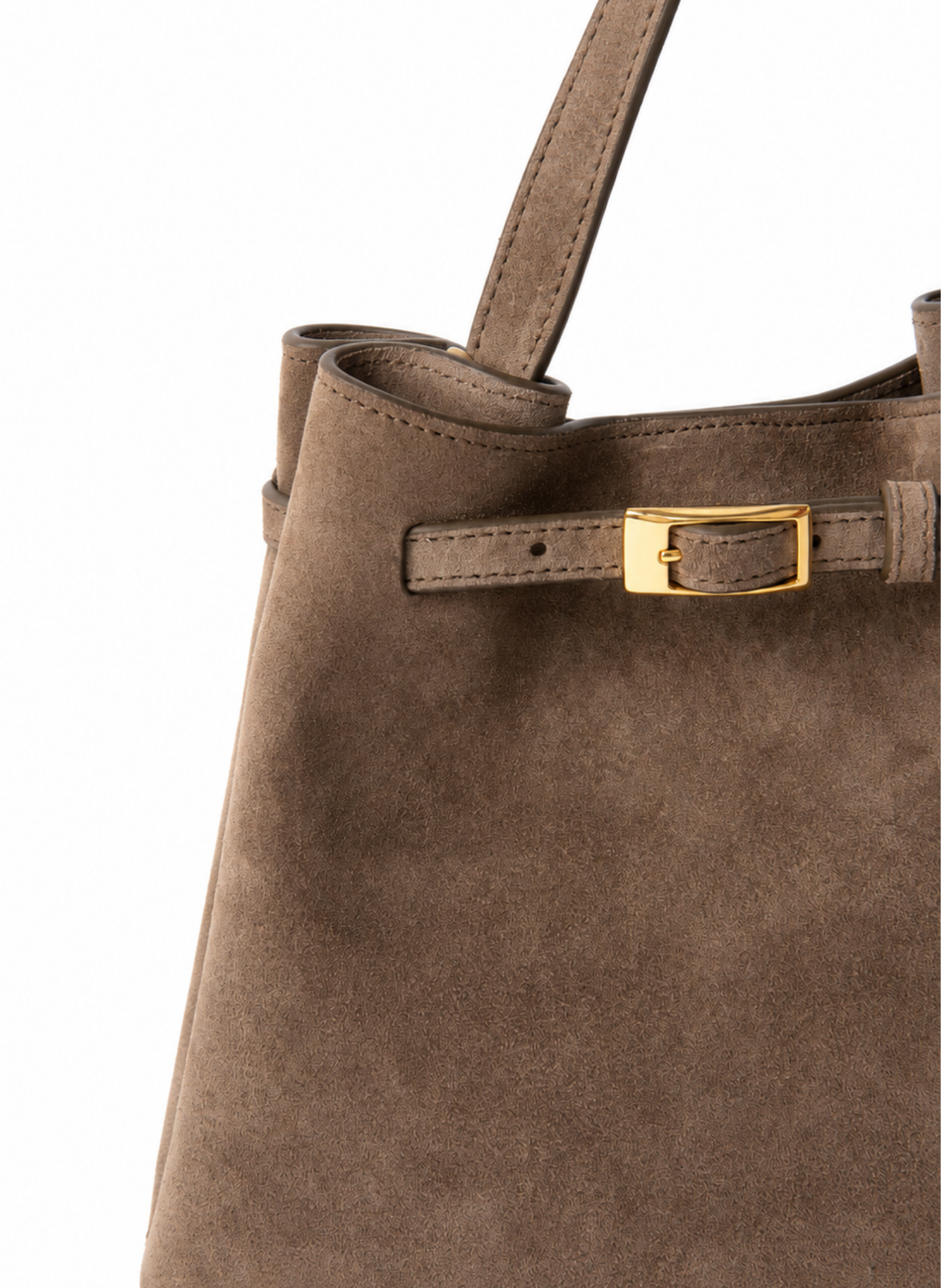 Belt Bag Small Suede Taupe