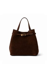 Belt Bag Small Suede Brownie