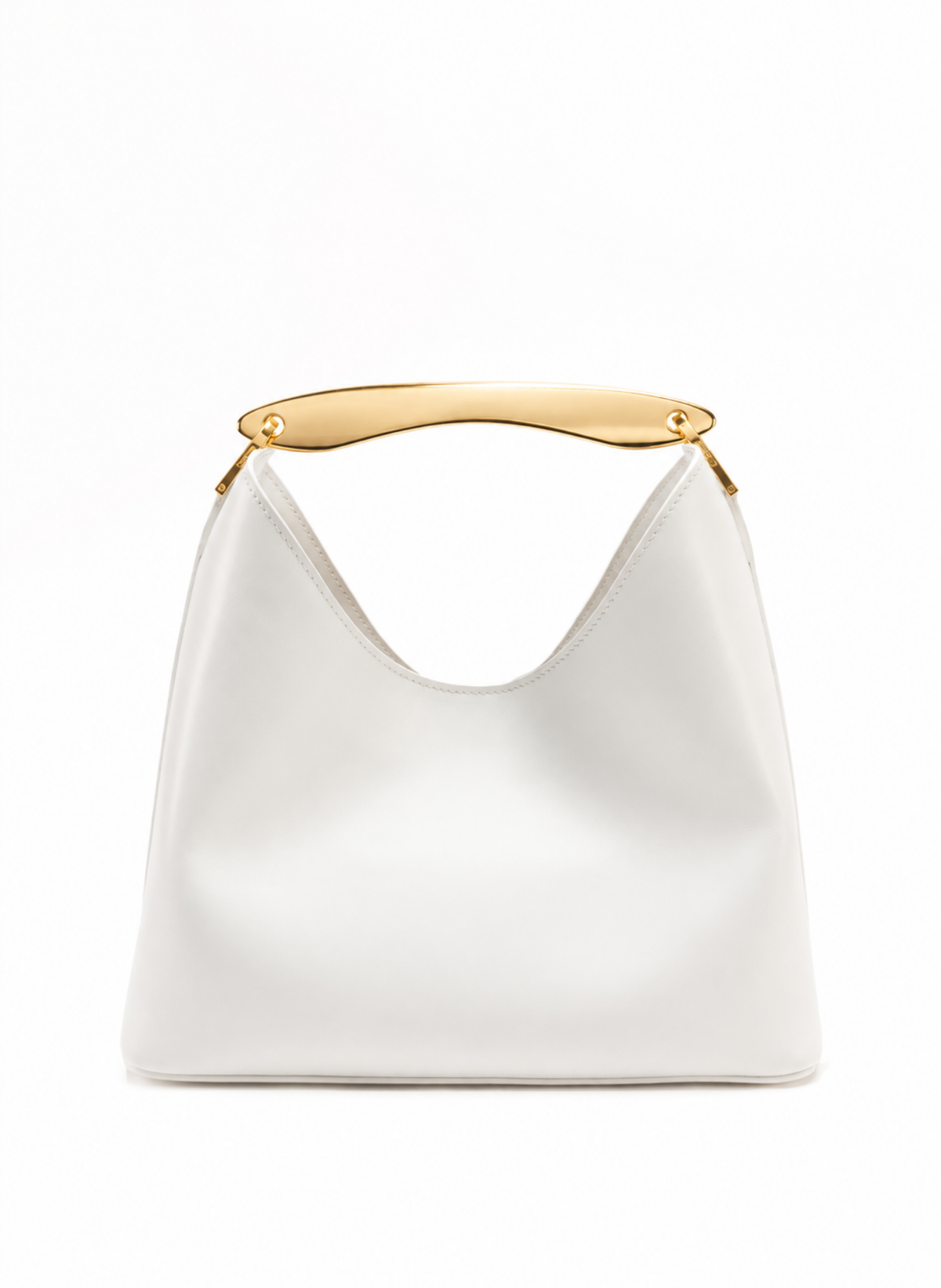 Boomerang Leather White - Gold