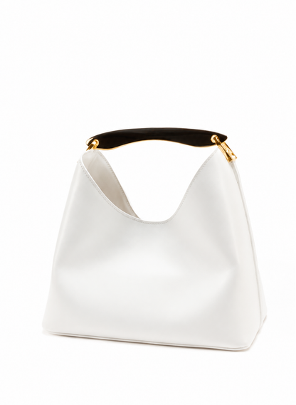 Boomerang Leather White - Gold