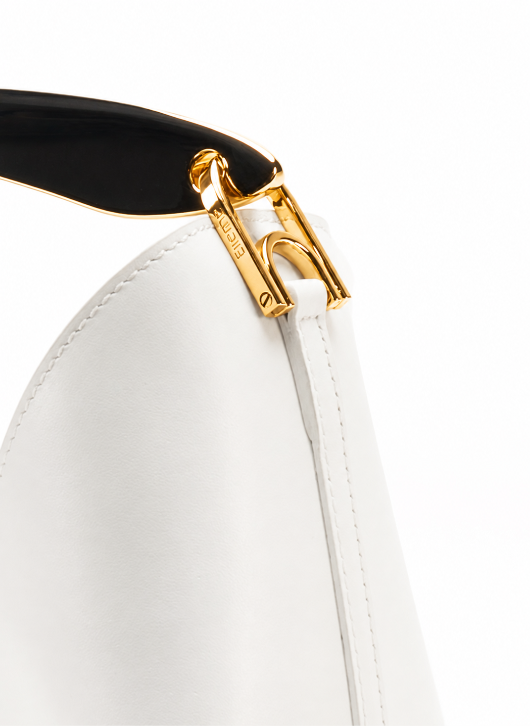 Boomerang Leather White - Gold