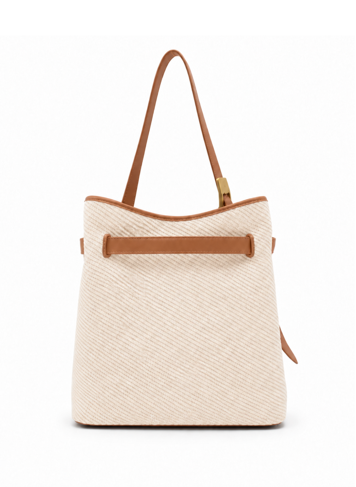 Belt Bag Canvas/Leather Ecru/Cognac