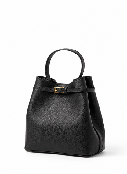 Belt Bag Small Pebbled Leather Black