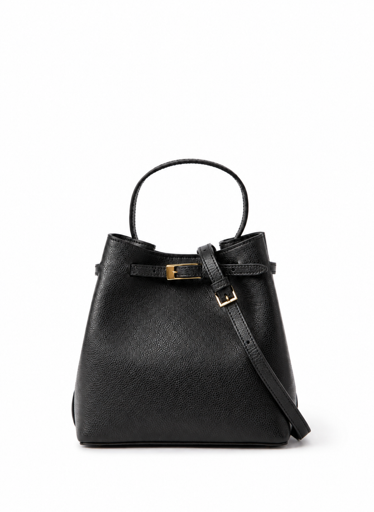 Belt Bag Small Pebbled Leather Black