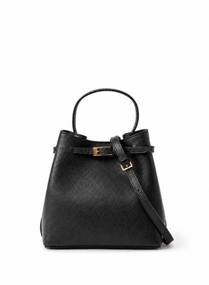 Belt Bag Small Pebbled Leather Black