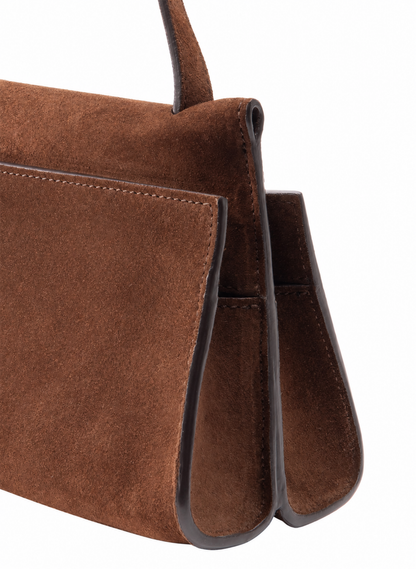 Long Papillon Suede Brownie