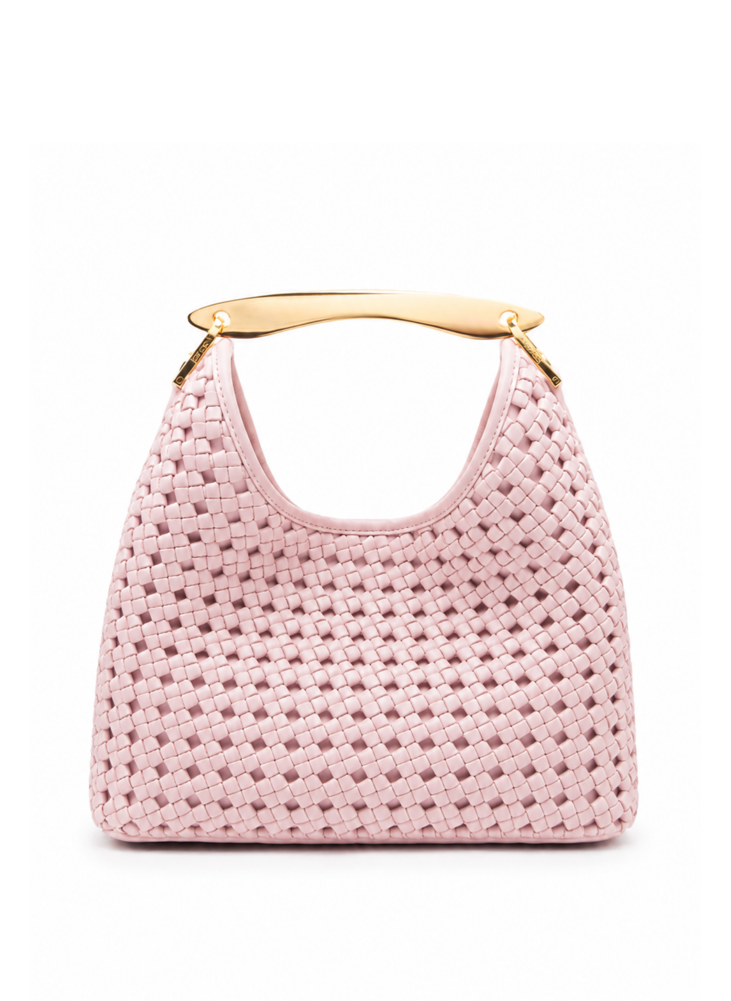 Boomerang Woven Leather Pink