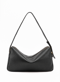 Trousse Large Pebbled Leather Black