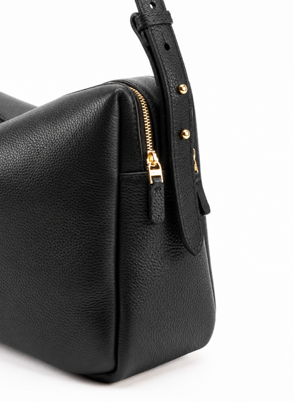 Trousse Large Pebbled Leather Black
