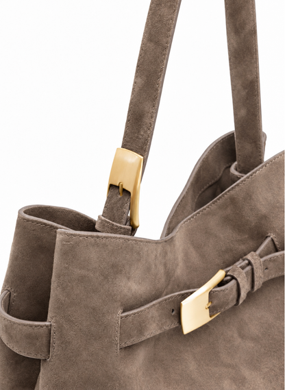 Belt Bag Suede Taupe