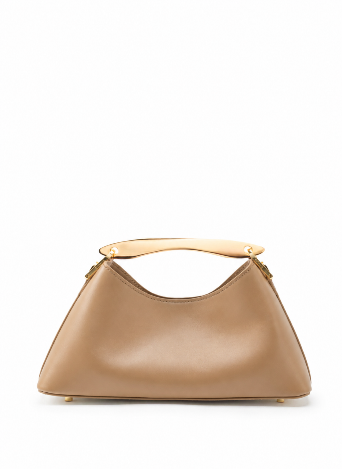 Mini Boomerang Leather Cappuccino