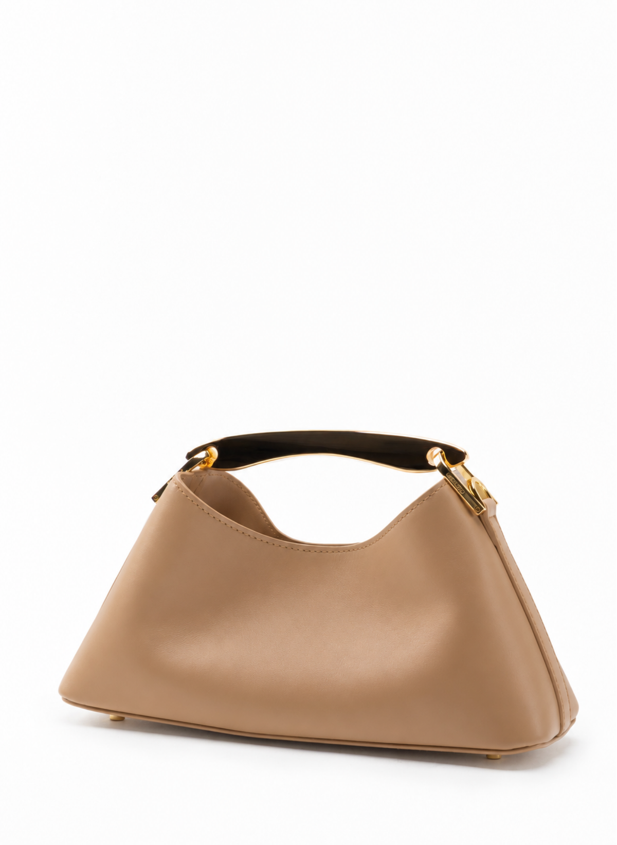 Mini Boomerang Leather Cappuccino