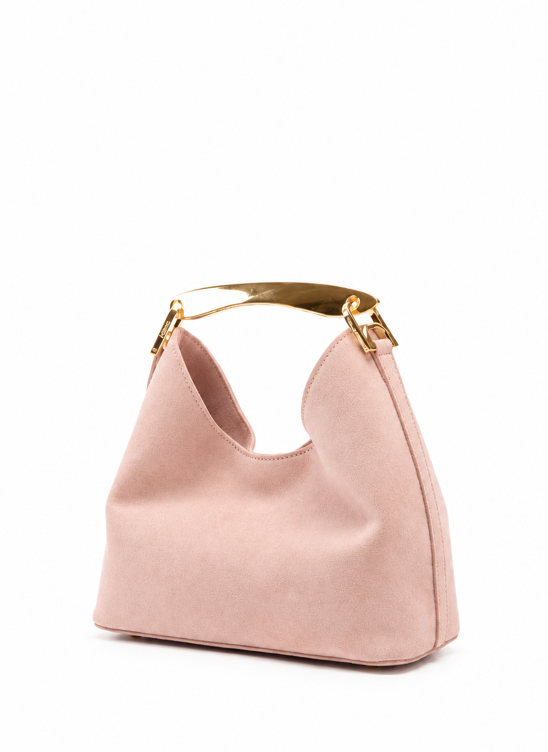 Small Boomerang Suede Pink