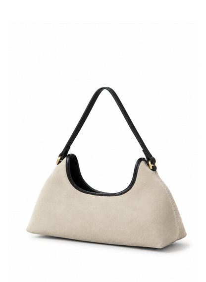 Ella Bag Suede/Leather Sand/Black