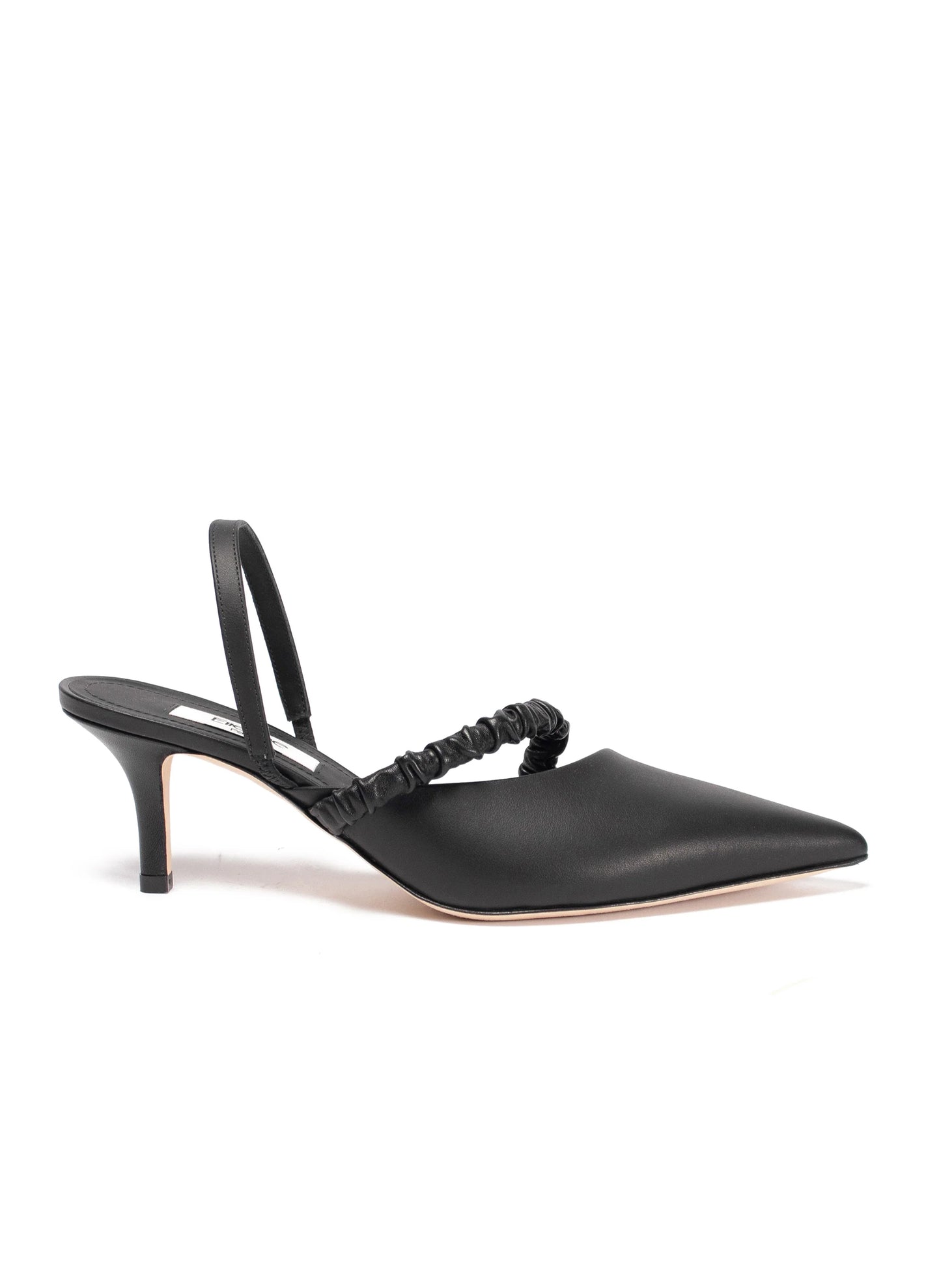 Chouchou Heel Leather Black