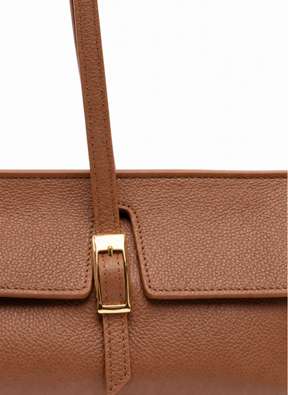 Le Bateau Pebbled Leather Cognac
