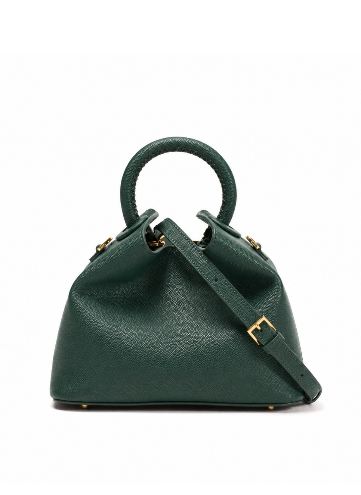 Baozi Caviar Leather Green