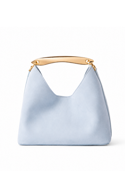 Boomerang Suede Light Blue - Gold