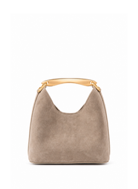 Small Boomerang Suede Earth - Gold