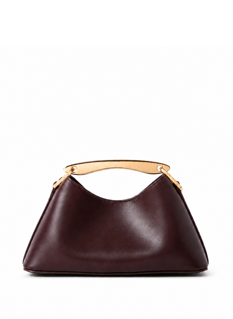 Mini Boomerang Leather Wine