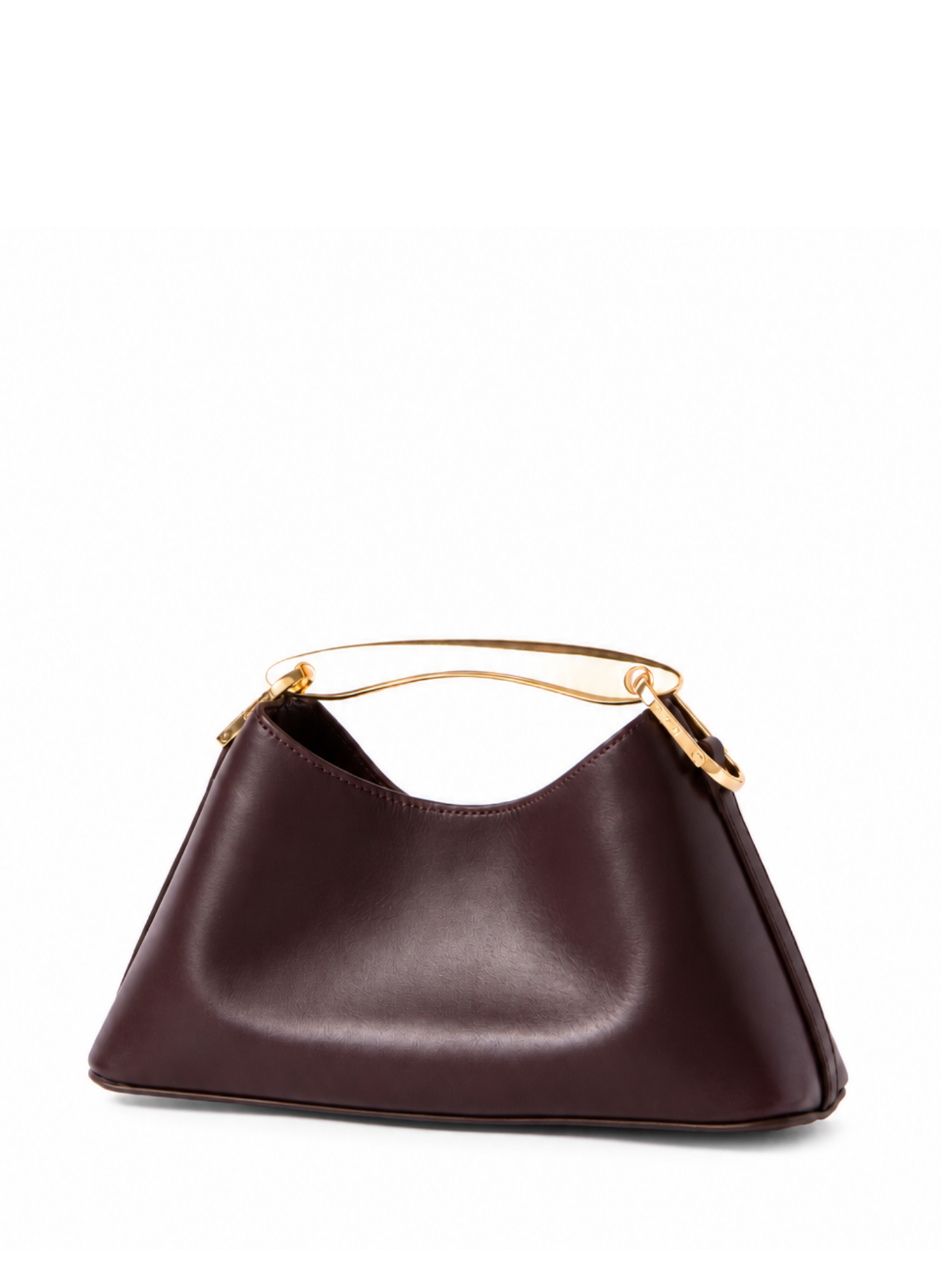Mini Boomerang Leather Wine