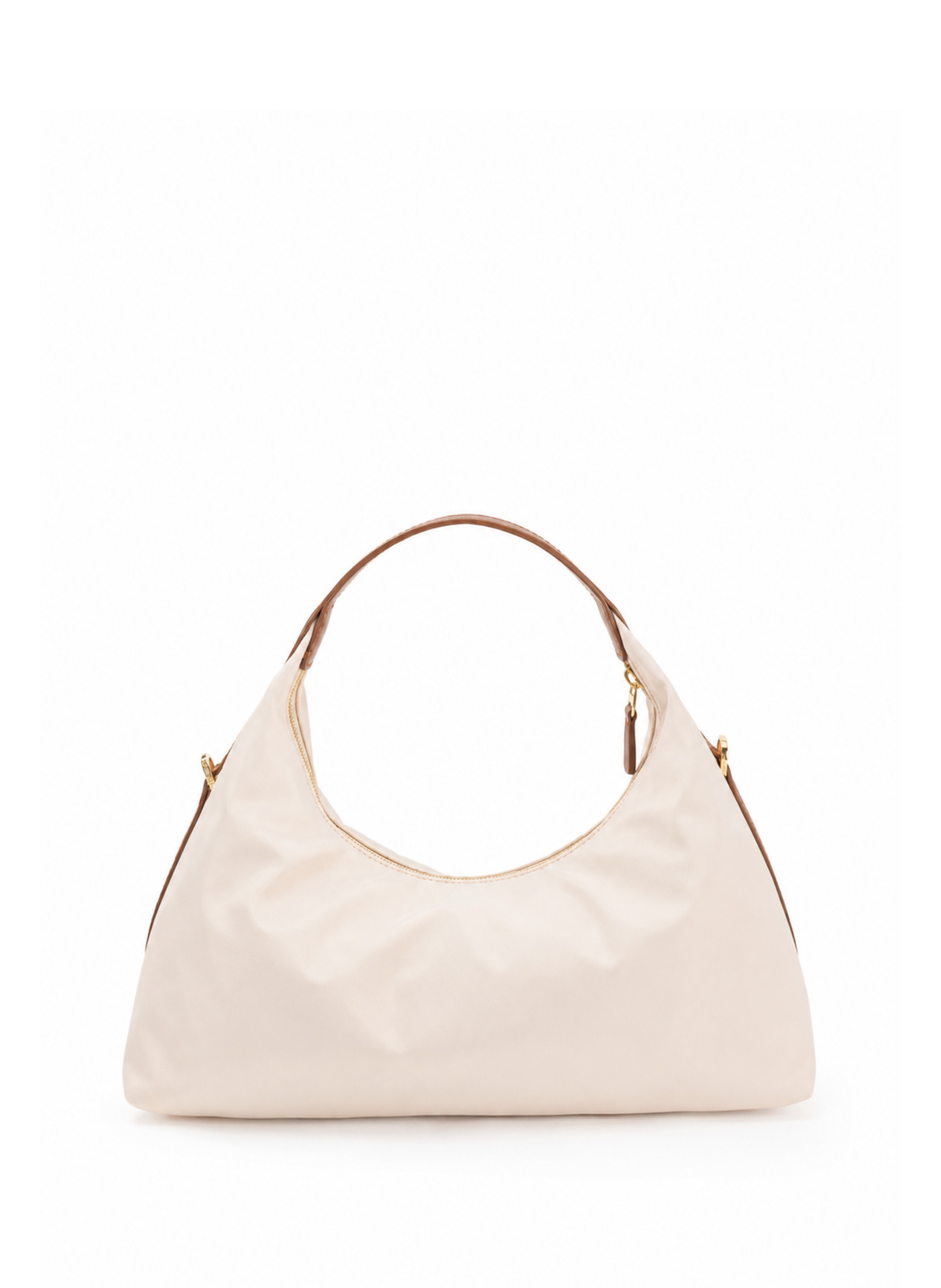 Le Nylon Medium Nylon/Leather Trimming Beige/Cognac