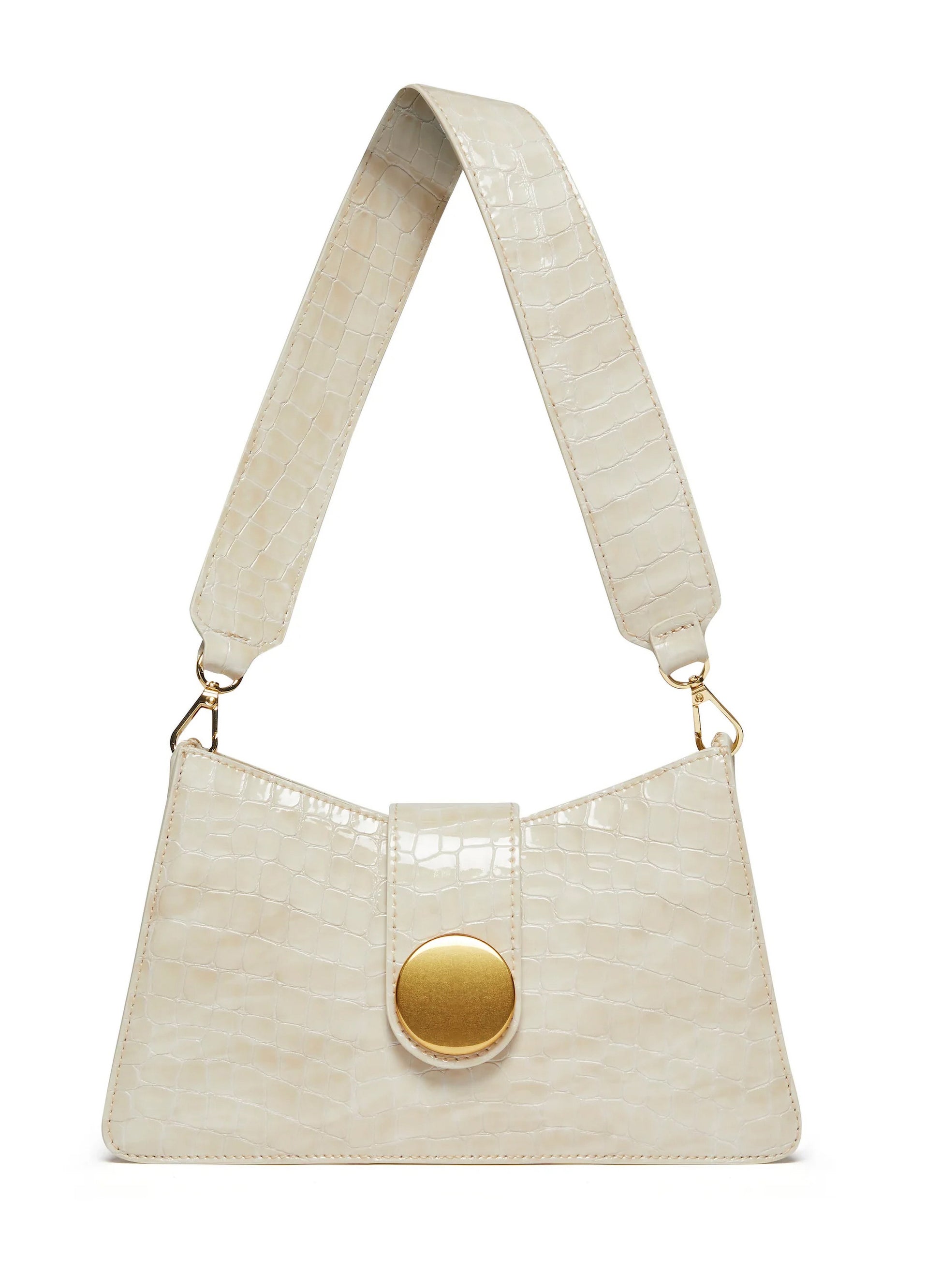 Off-White Leather Shoulder Handbags