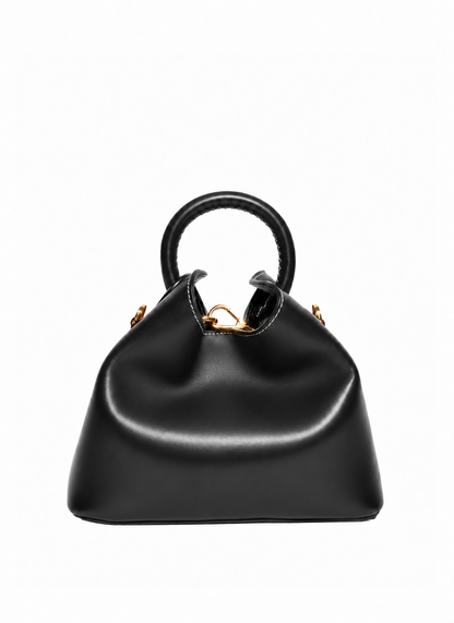 Baozi Leather Black/White Stitches