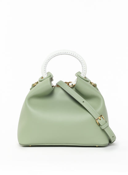 Baozi Leather Mint / White