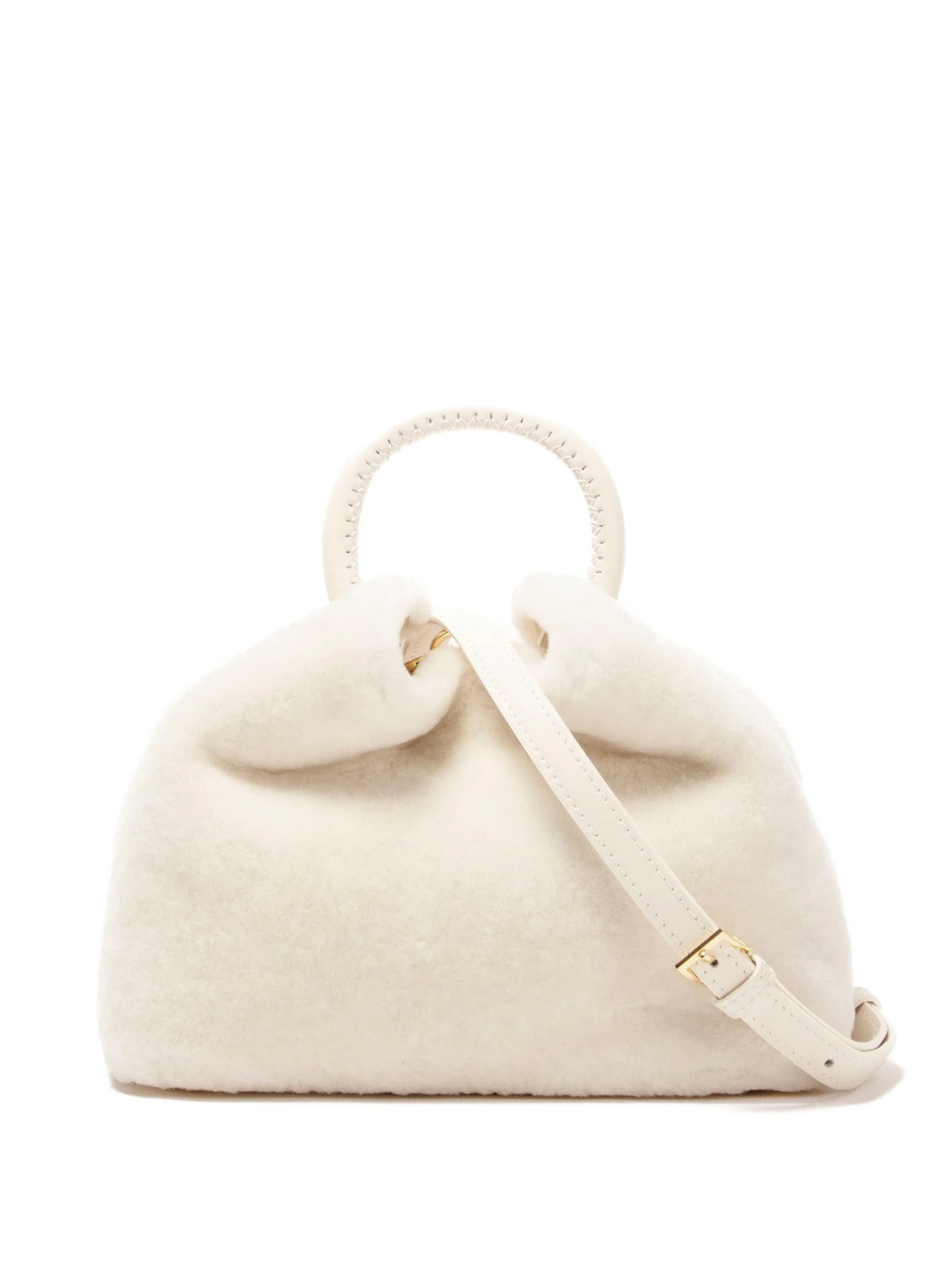 Baozi Shearling Montone White