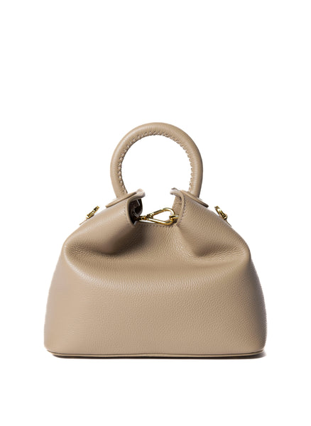 人気定番の BaoziPebbledLeatherTaupe1_4ef5 バッグ