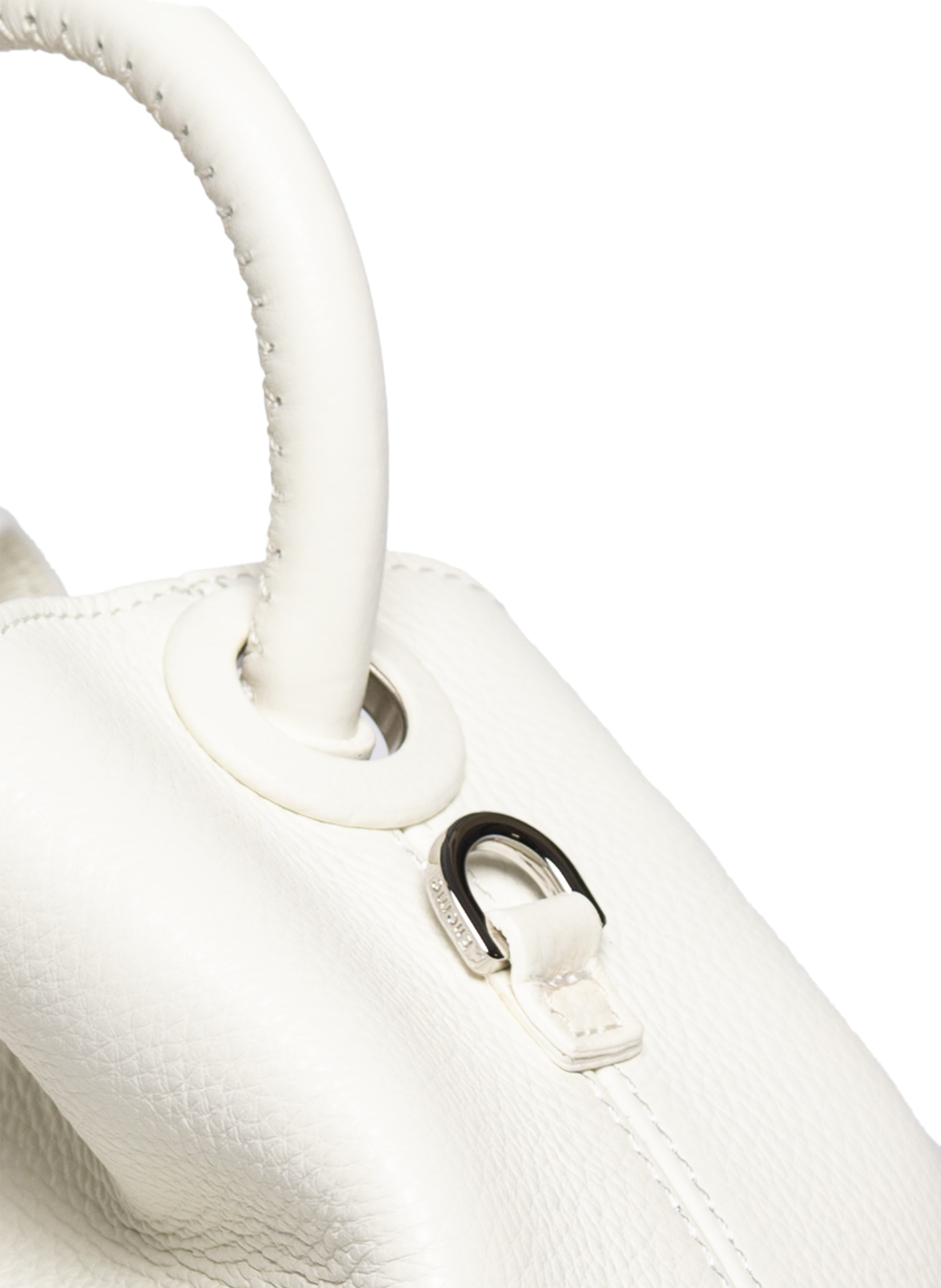 Baozi Pebbled Leather White - Leather Handbags for Women Baozi Pebbled Leather White - Leather Handbags for Women