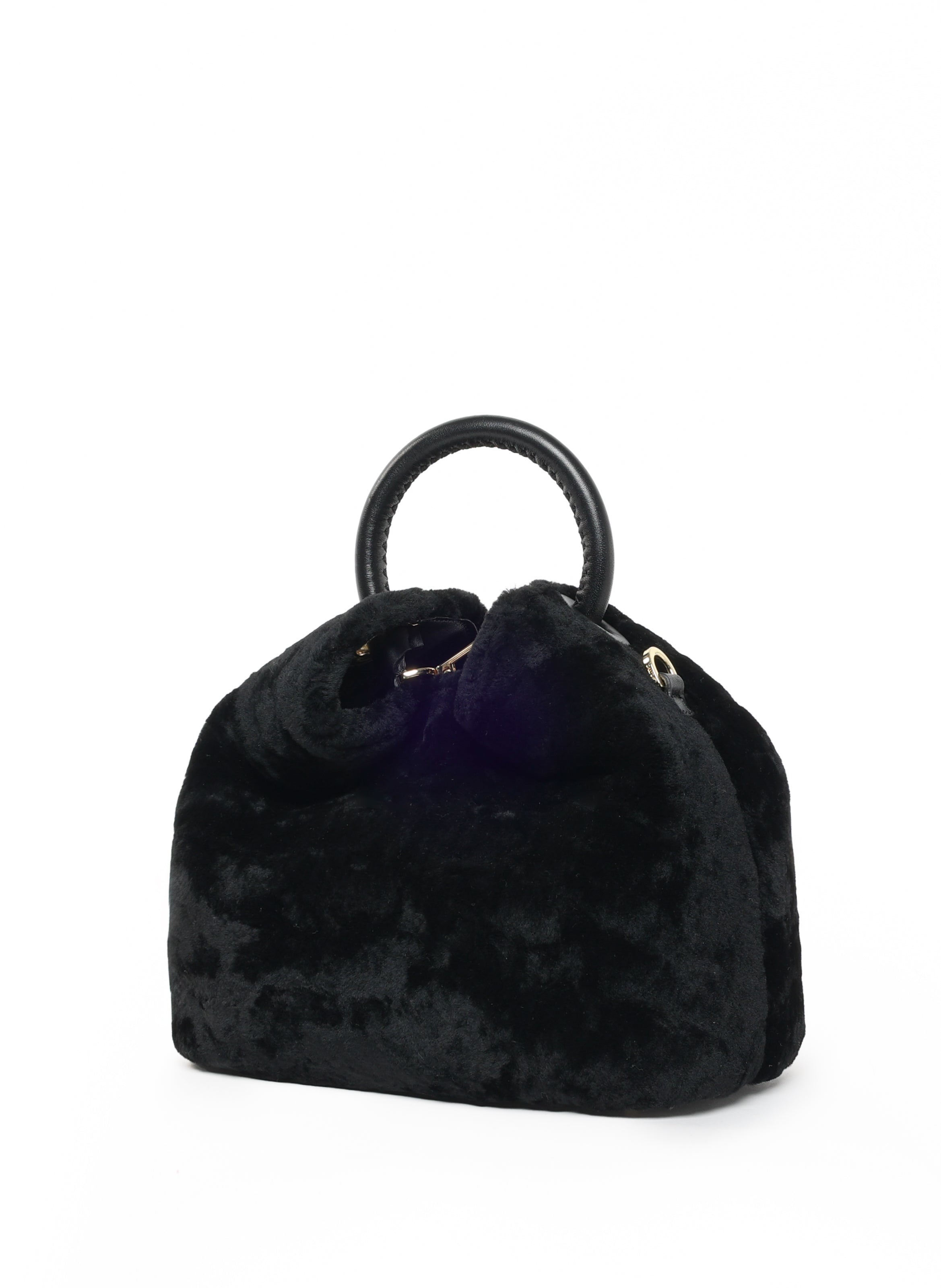 Baozi Shearling Montone Schwarz