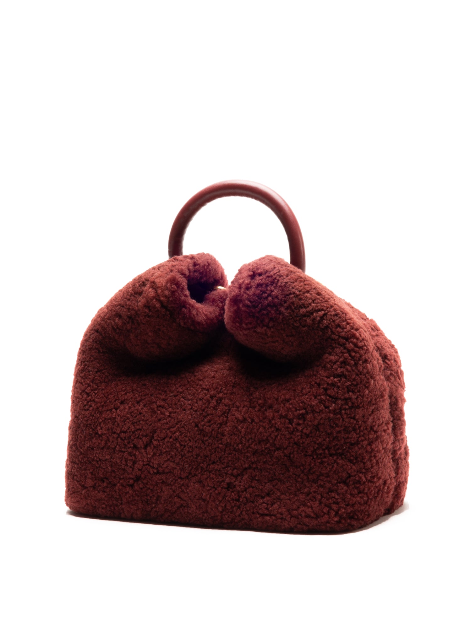 Baozi Shearling Teddy Bordeaux