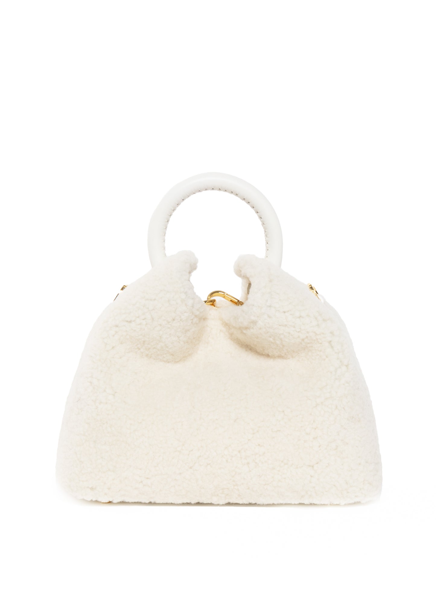 Baozi Shearling Teddy White