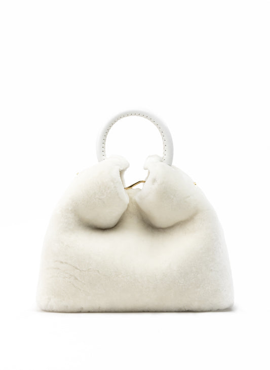 Baozi Shearling Montone Blanc
