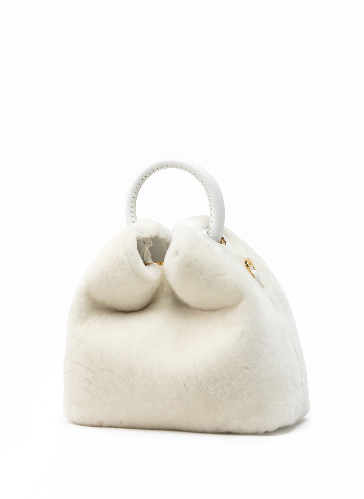Baozi Shearling Montone Blanc