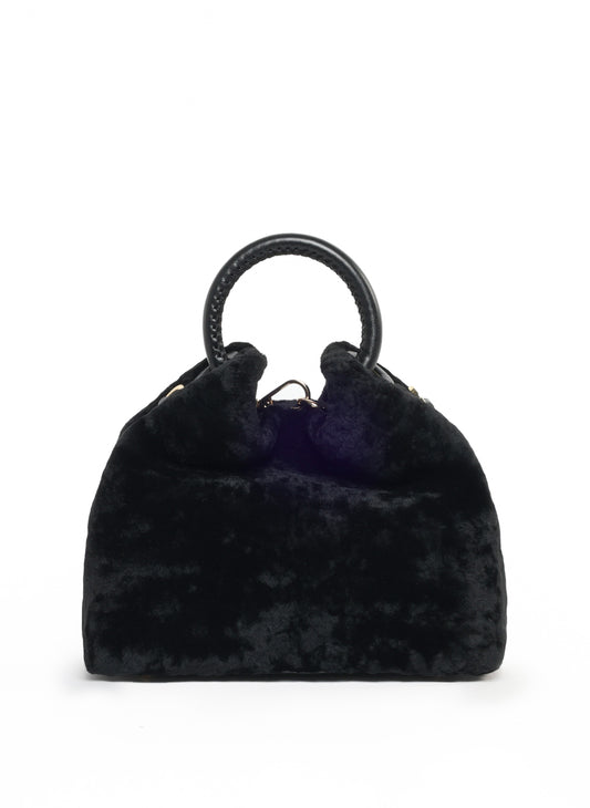 Baozi Shearling Montone Noir