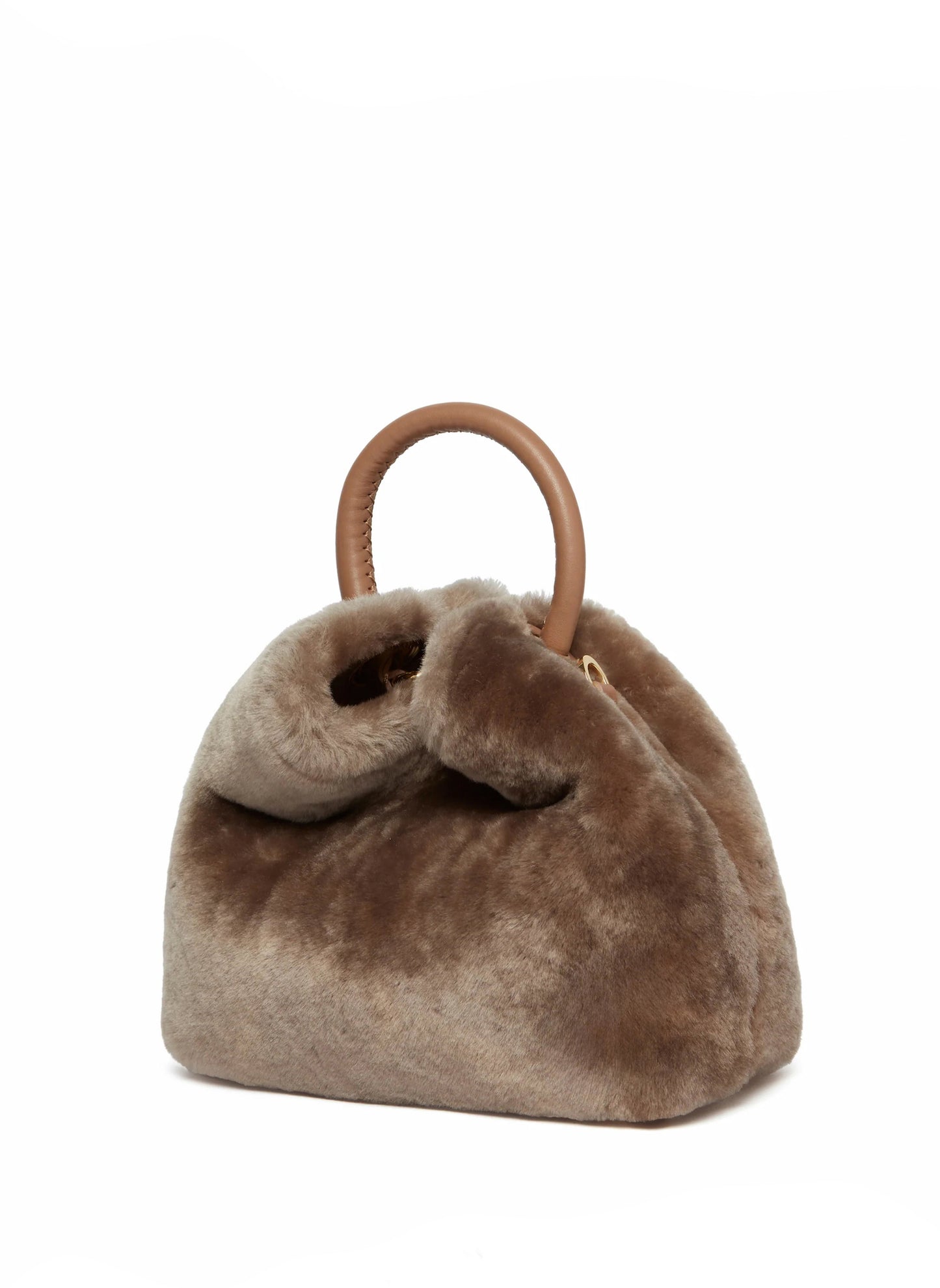 Baozi Shearling Montone Taupe