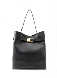 Belt Bag Leather Black - Gold