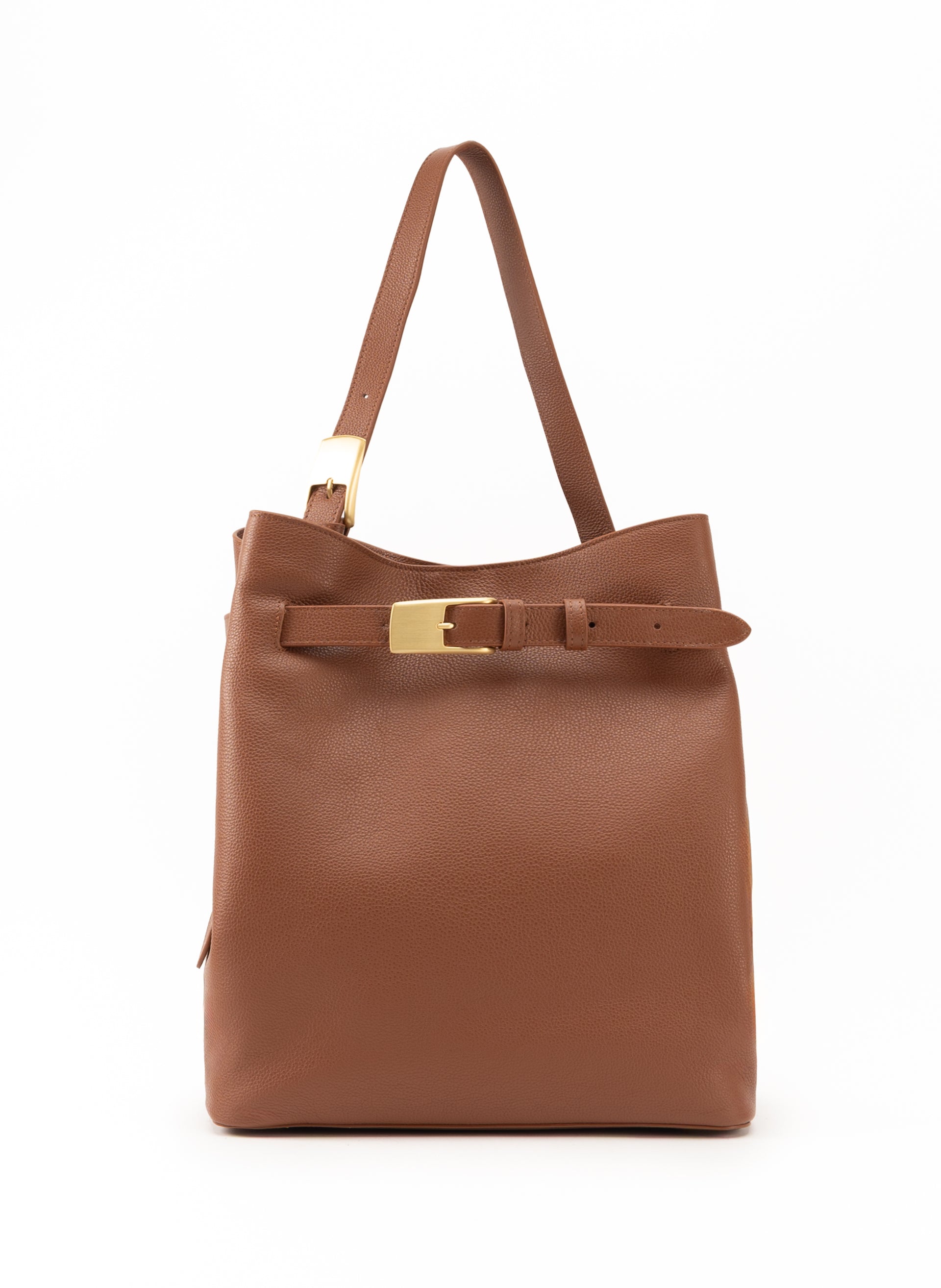 Belt Bag Pebbled Leather Cognac