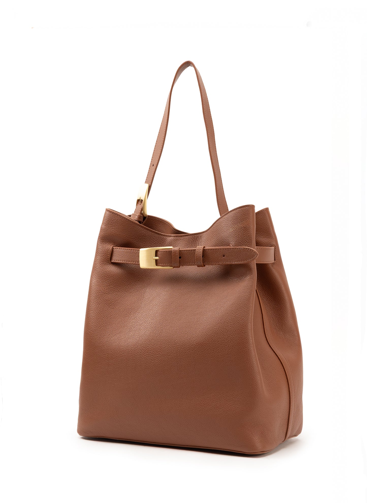 Belt Bag Pebbled Leather Cognac