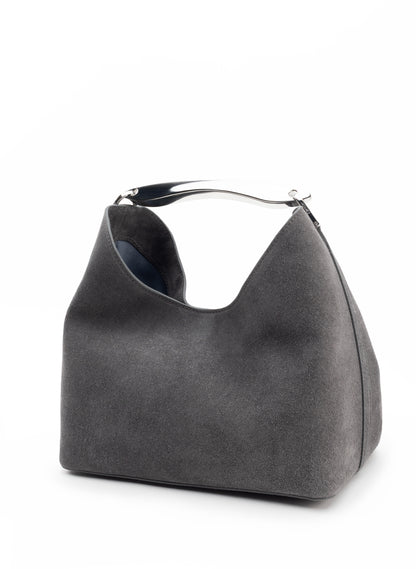 Boomerang Suede Grey - Silver