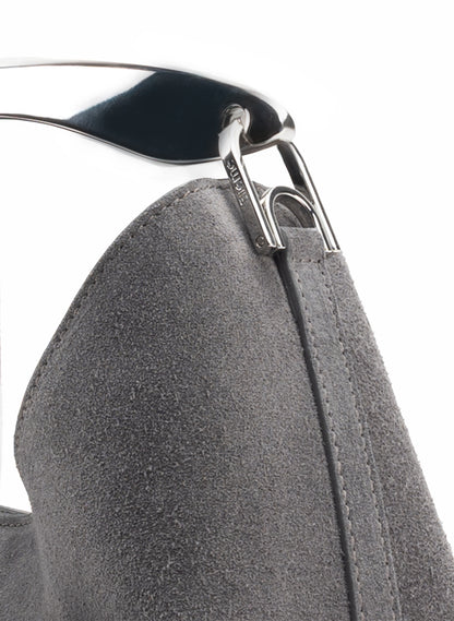 Boomerang Suede Grey - Silver