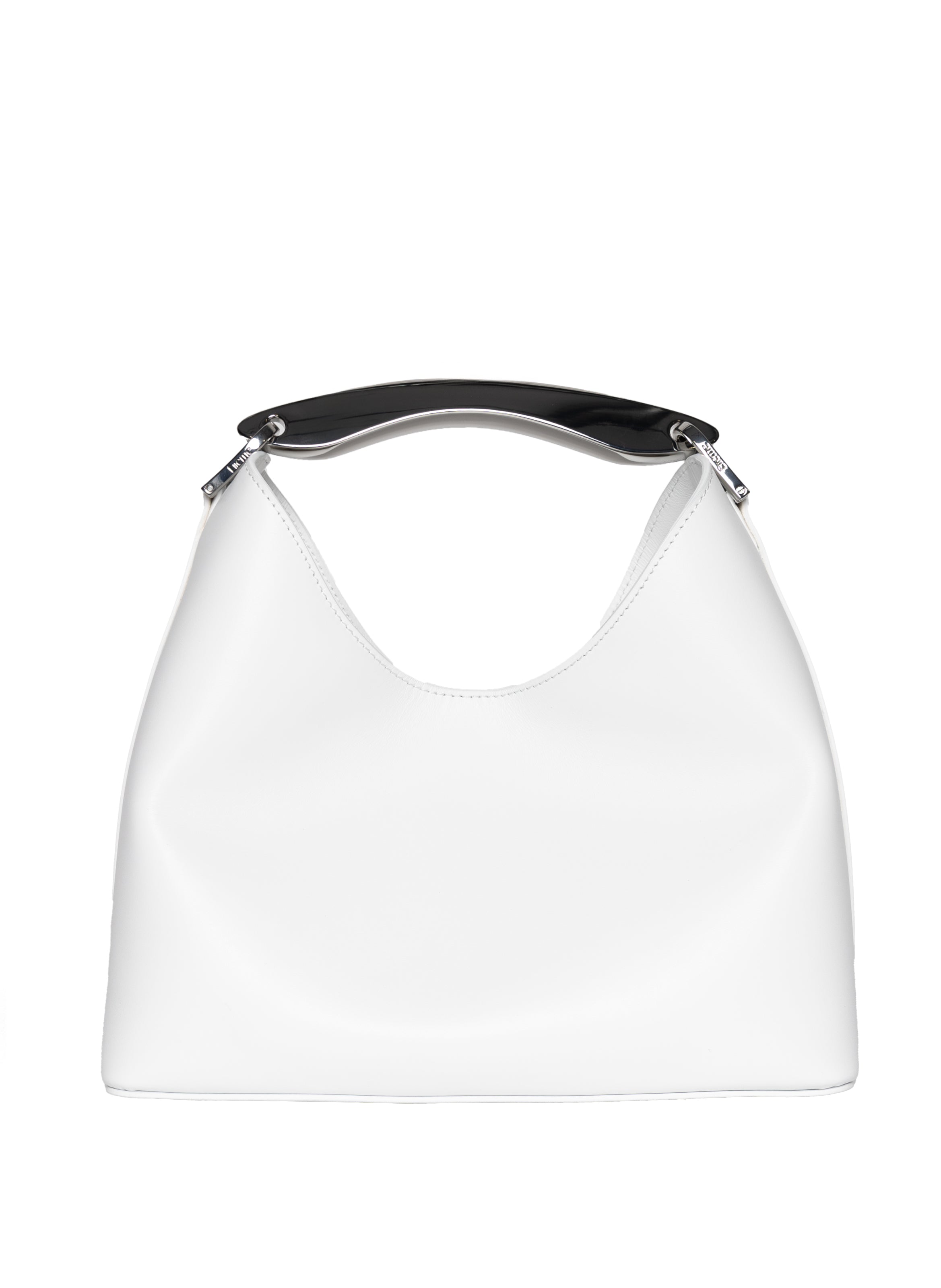 White bag silver online hardware